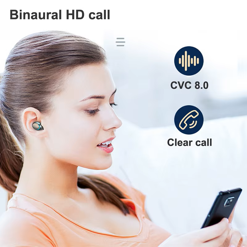 F9 PowerBuds™ - Audífono Inalámbricos Con Power Bank