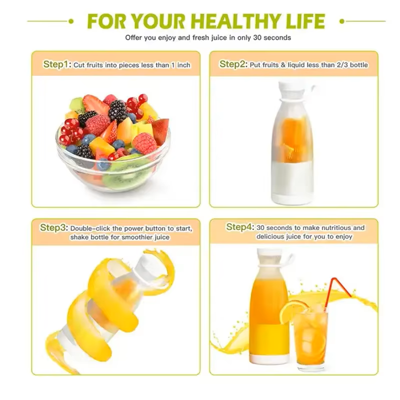 JuiceGo™ – Tu licuadora portátil, donde quieras y cuando quieras